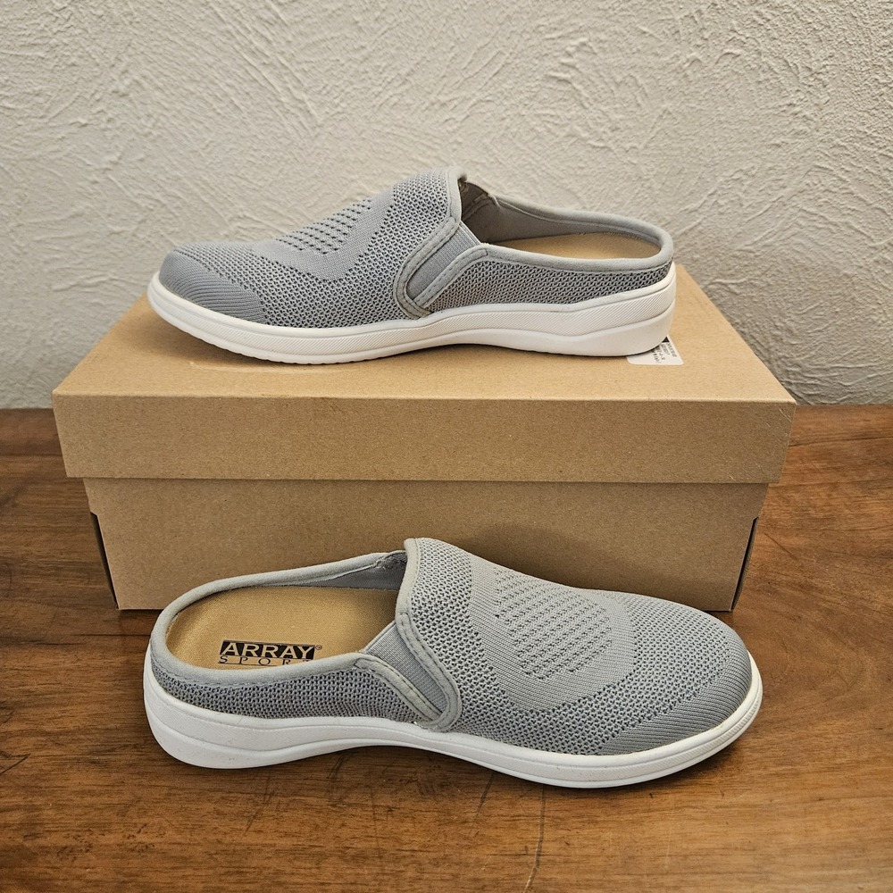 Array Womens McKayla Gray Athletic / Training Shoes Size 6M